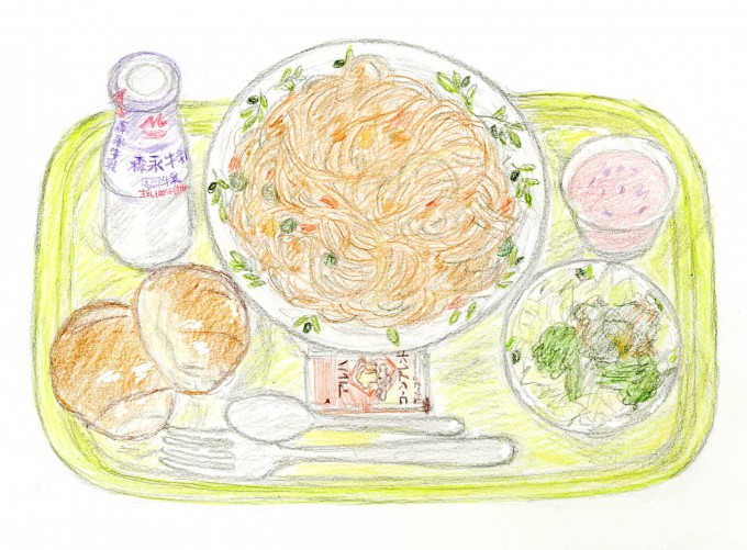 今日のランチ 15 11 17 手書きイラスト 敬和学園高等学校
