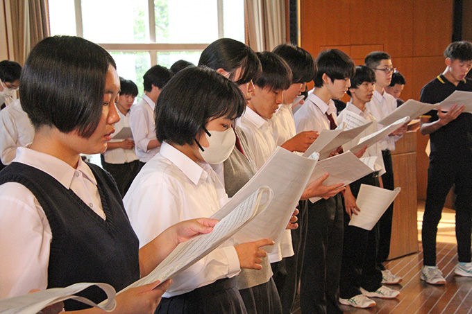 フェスティバル練習中（2026.6.1) | 敬和学園高等学校